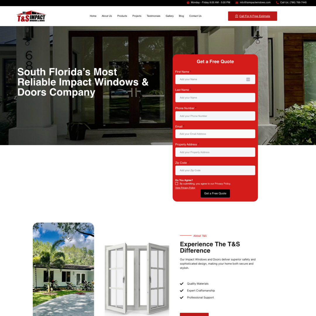 T&S Impact Windows