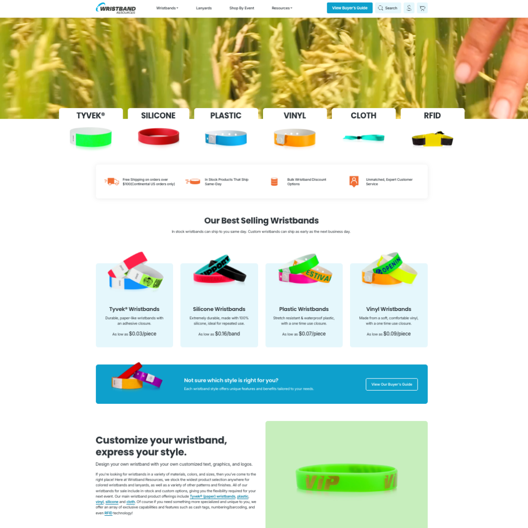 Wristband Resources
